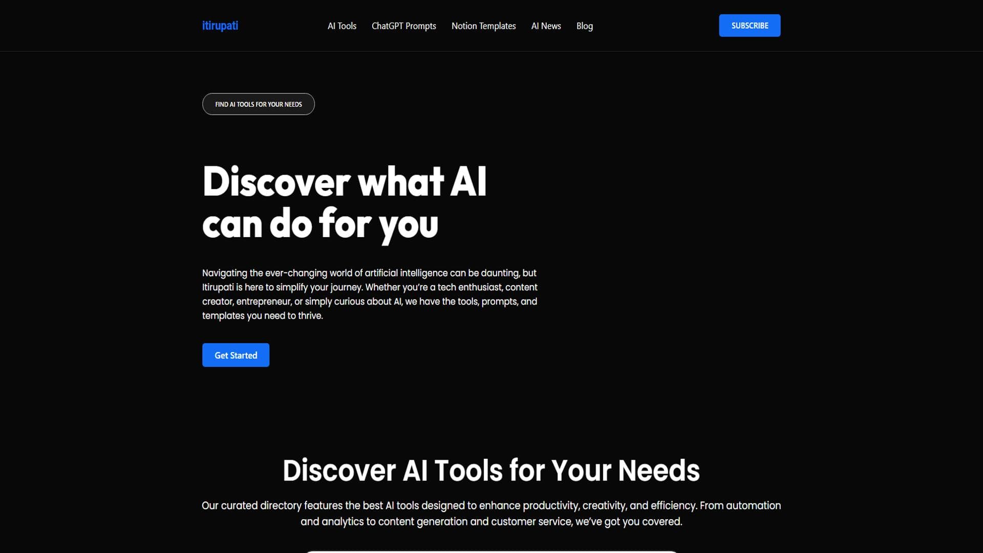 探索顶级AI工具、ChatGPT提示、Notion模板和AI新闻