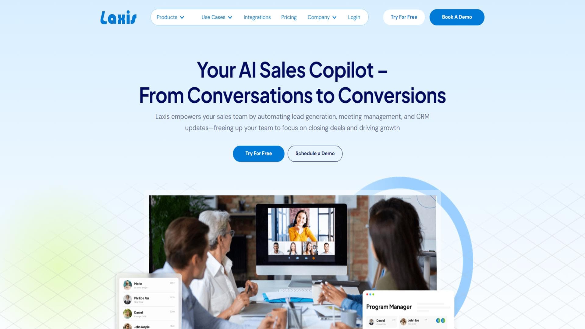 Laxis | Transform Your Sales and Meetings with Laxis: Your Ultimate AI-Powered Copilot