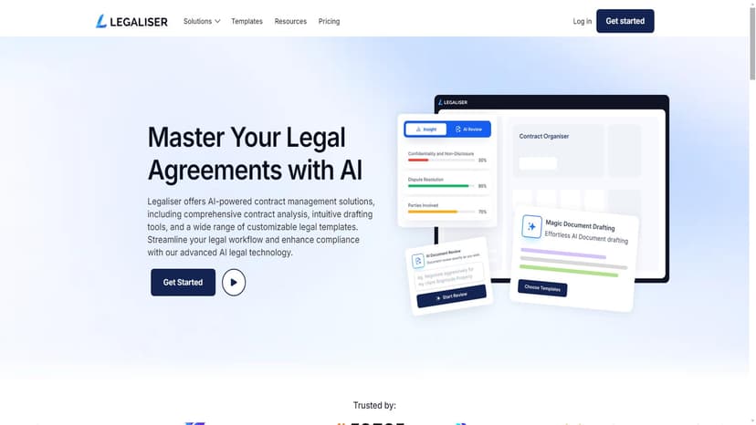 Legaliser AI - Legaliser AI提供合同管理和法律研究工具，自动化合规性检查，提升合同清晰度。