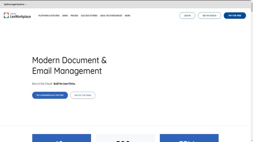 LexWorkplace - "云端法务文件管理系统，随时连接与整理"