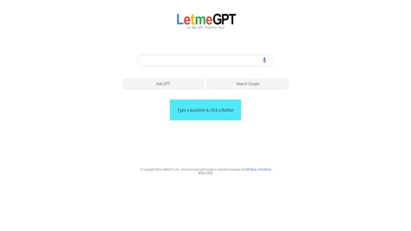 Let Me GPT That - 一个结合LMGTFY和GPT的工具，帮助用户快速解答问题。
