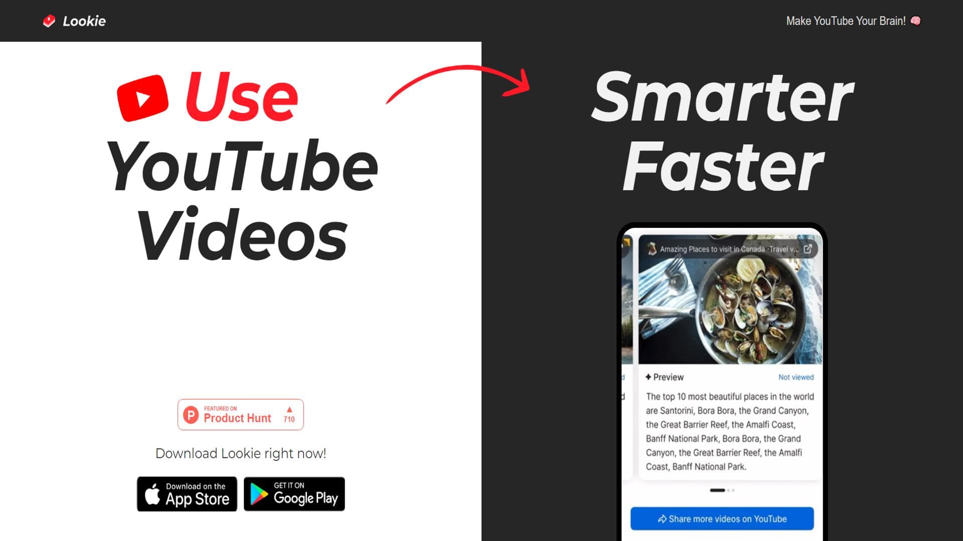 Lookie: YouTube AI