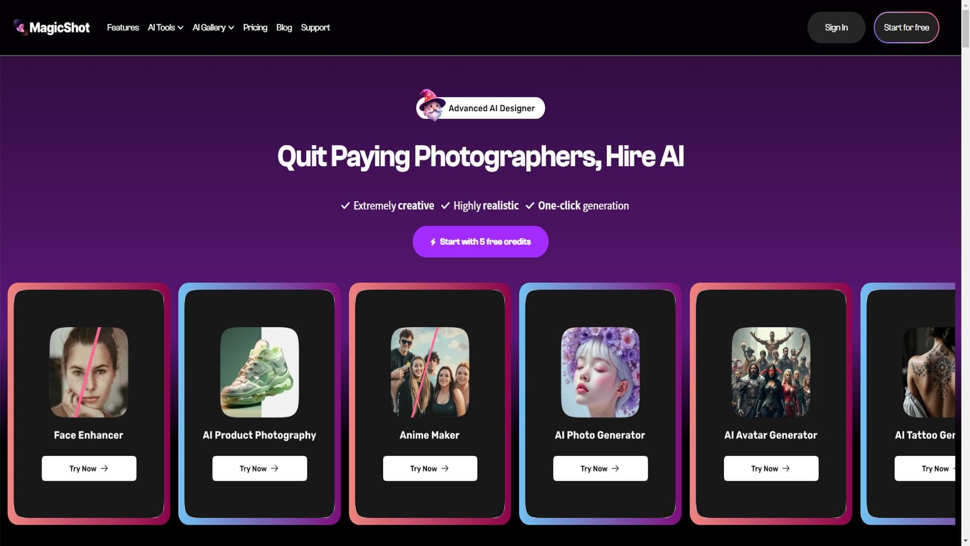 AI Photo Generator | MagicShot.ai