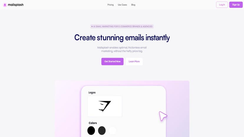 Mailsplash - Mailsplash是一款集成了人工智能的电子邮件营销工具，旨在帮助用户减少时间投入并降低成本。无需使用Canva、Figma或ChatGPT，只需要使用Mailsplash就能轻松地设计和发送视觉上吸引人的电子邮件。