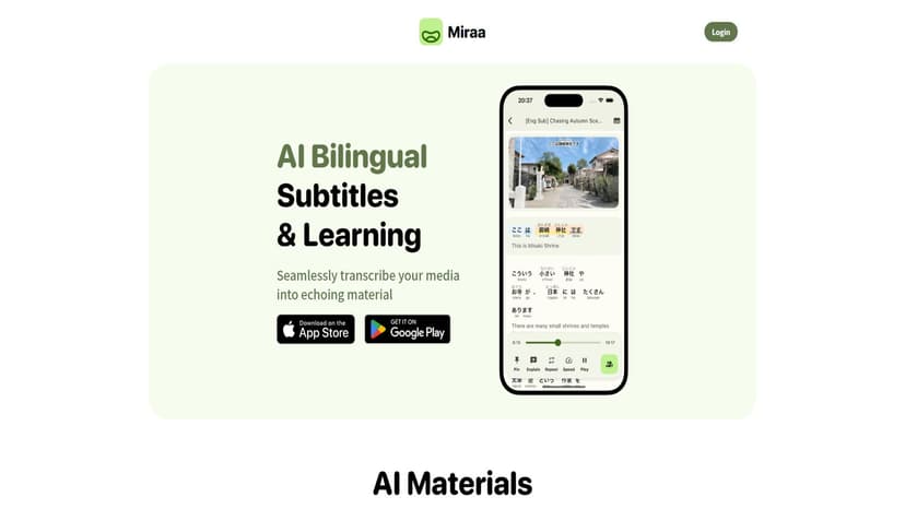 Miraa - Miraa简单易用，快速创建回声。