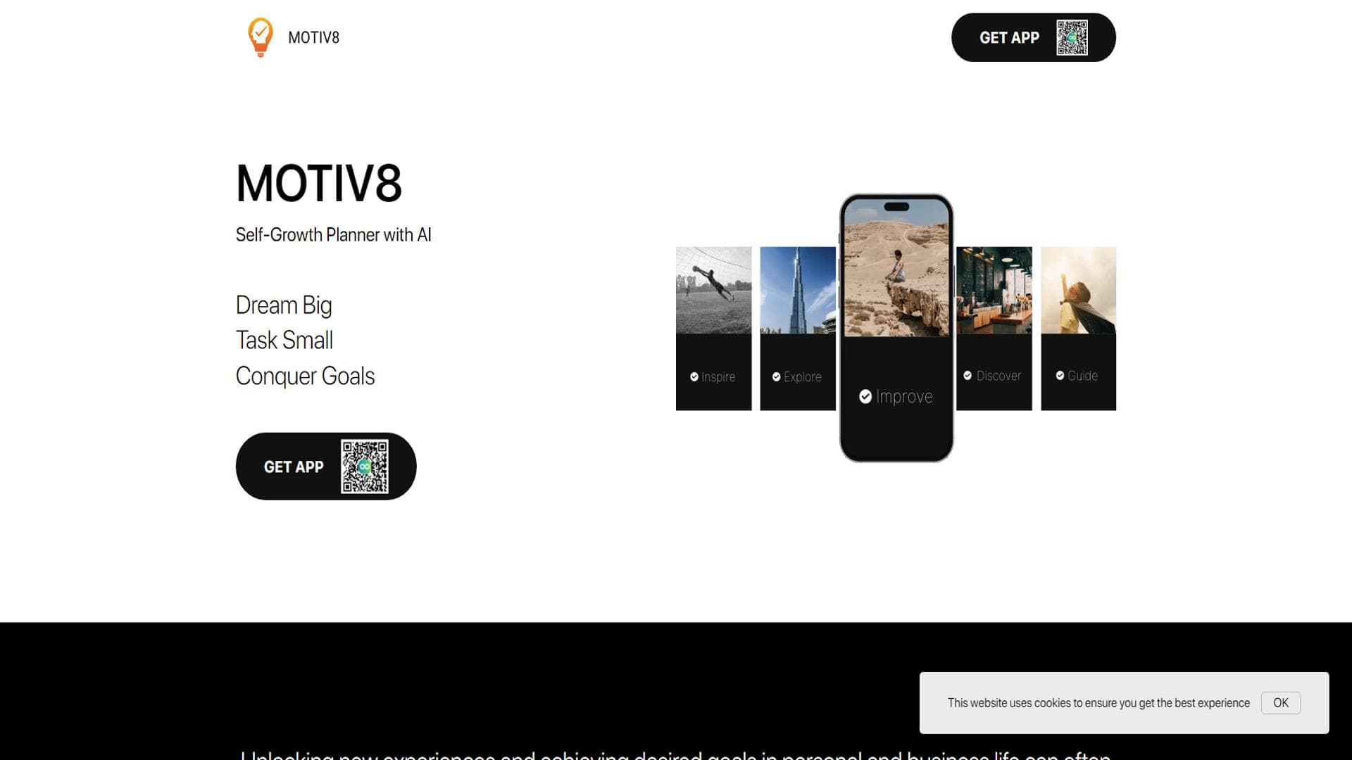 MOTIV8 AI：探索想法、组织生活、完成任务