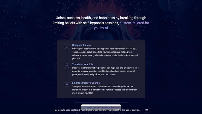Neomind - Neomind提供个性化的自我催眠课程，帮助用户实现个人目标，克服生活中的障碍。