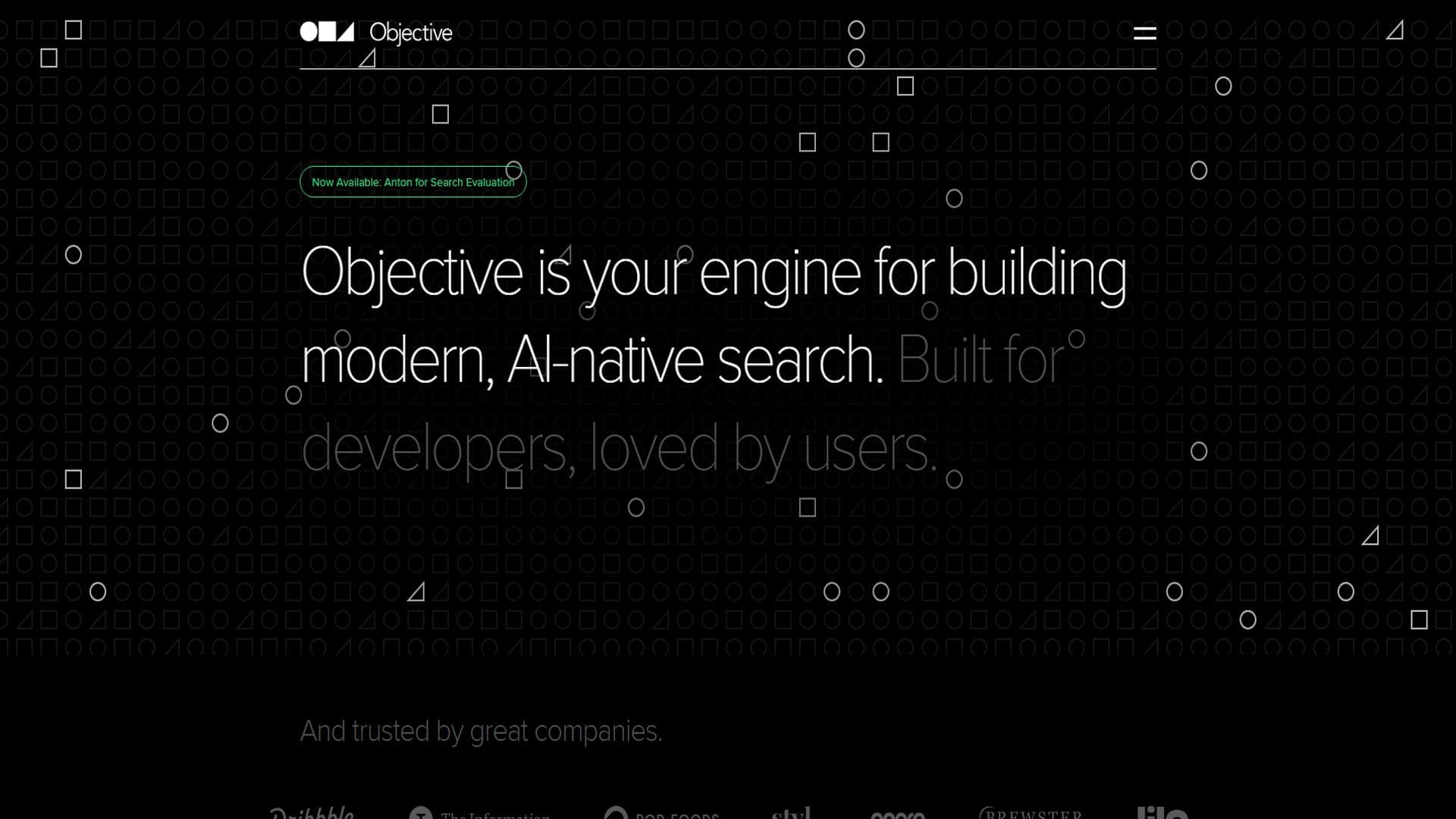 Objective â AI-Native 搜索引擎