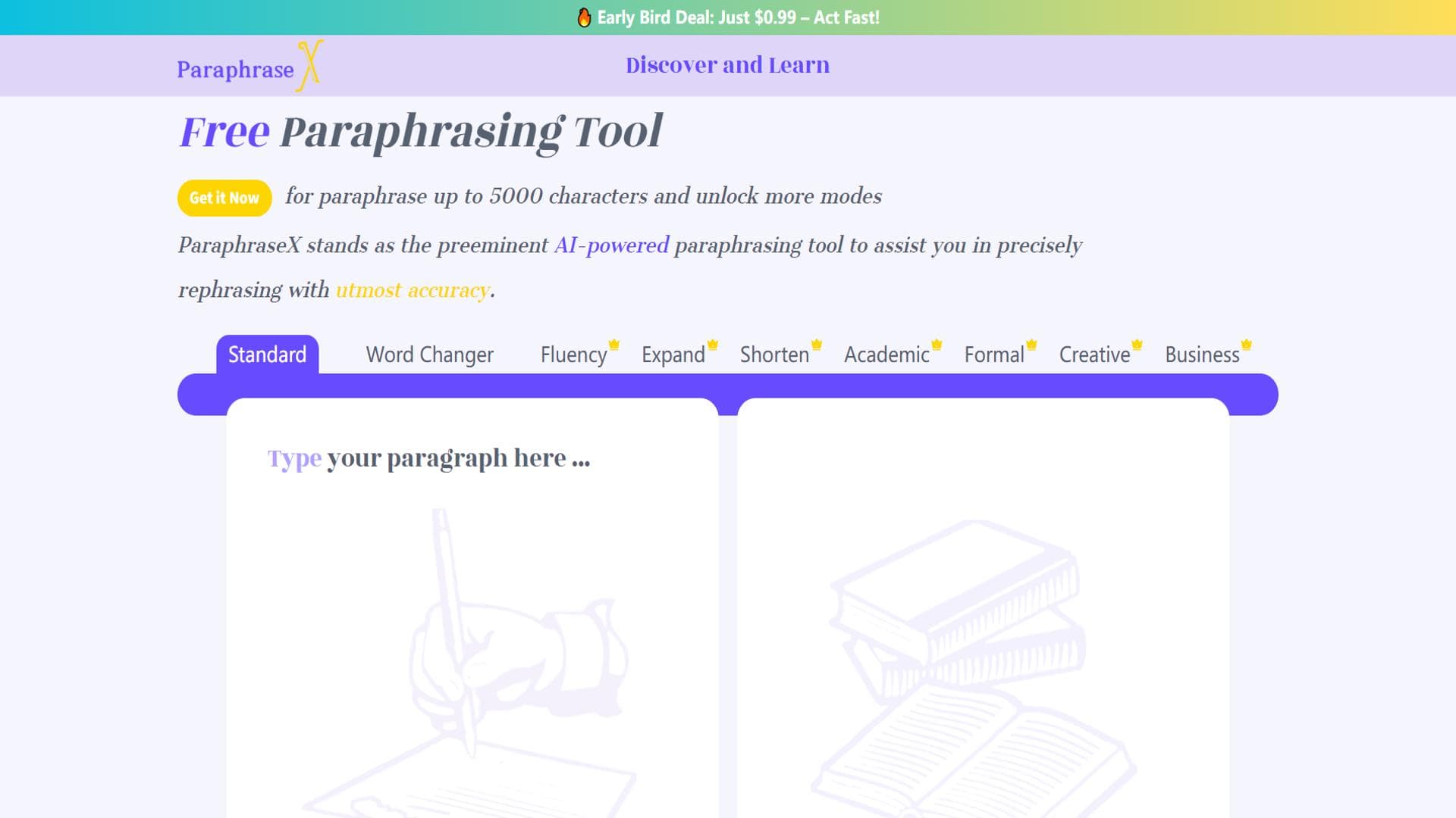 ParaphraseX - AI Paraphrasing Tool