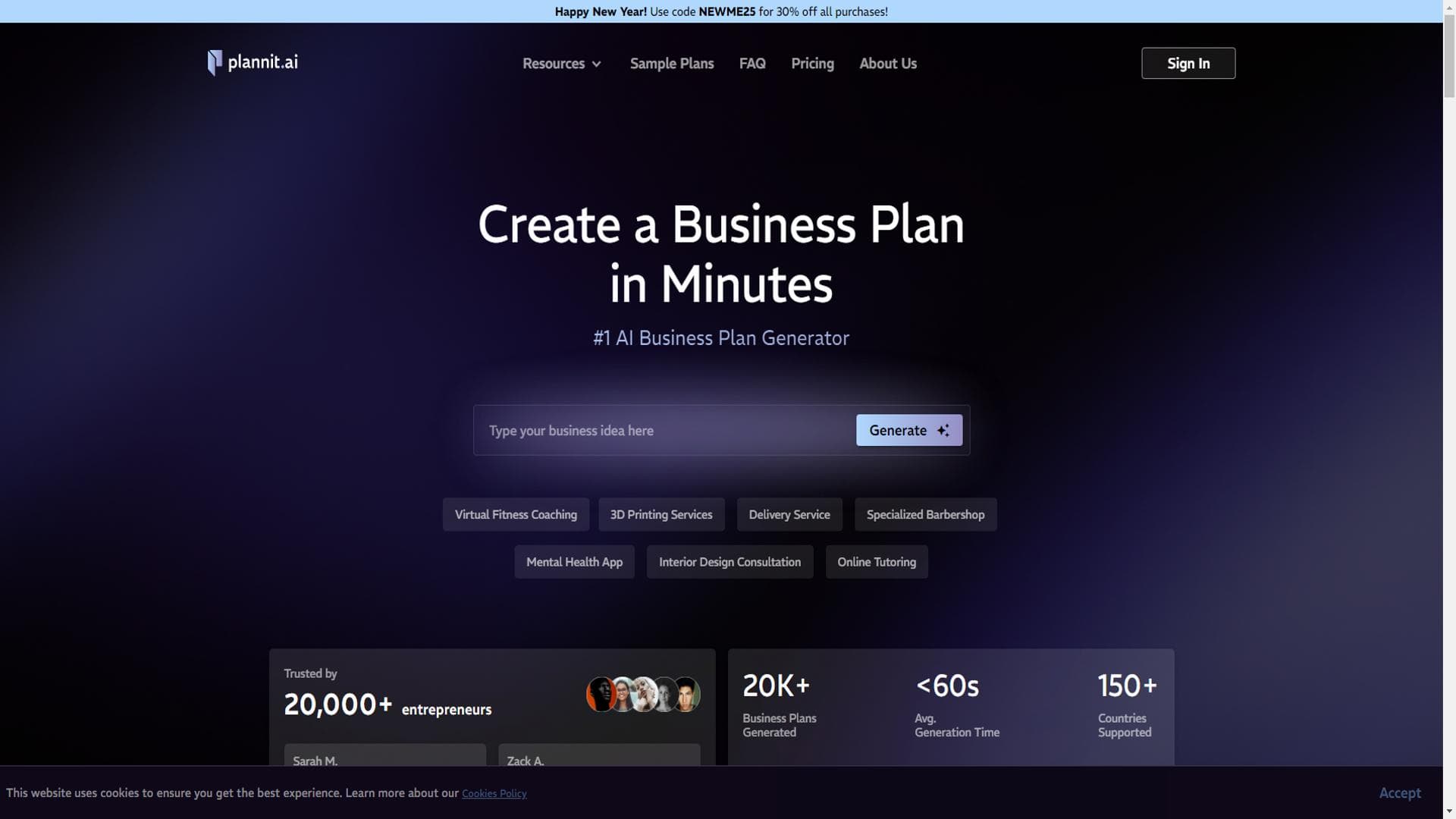 Plannit.ai - AI商业计划生成器