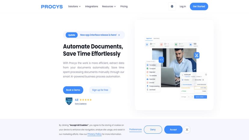 Procys - Procys利用先进的机器学习技术，通过智能AI驱动的业务流程自动化，提升工作效率和准确性。