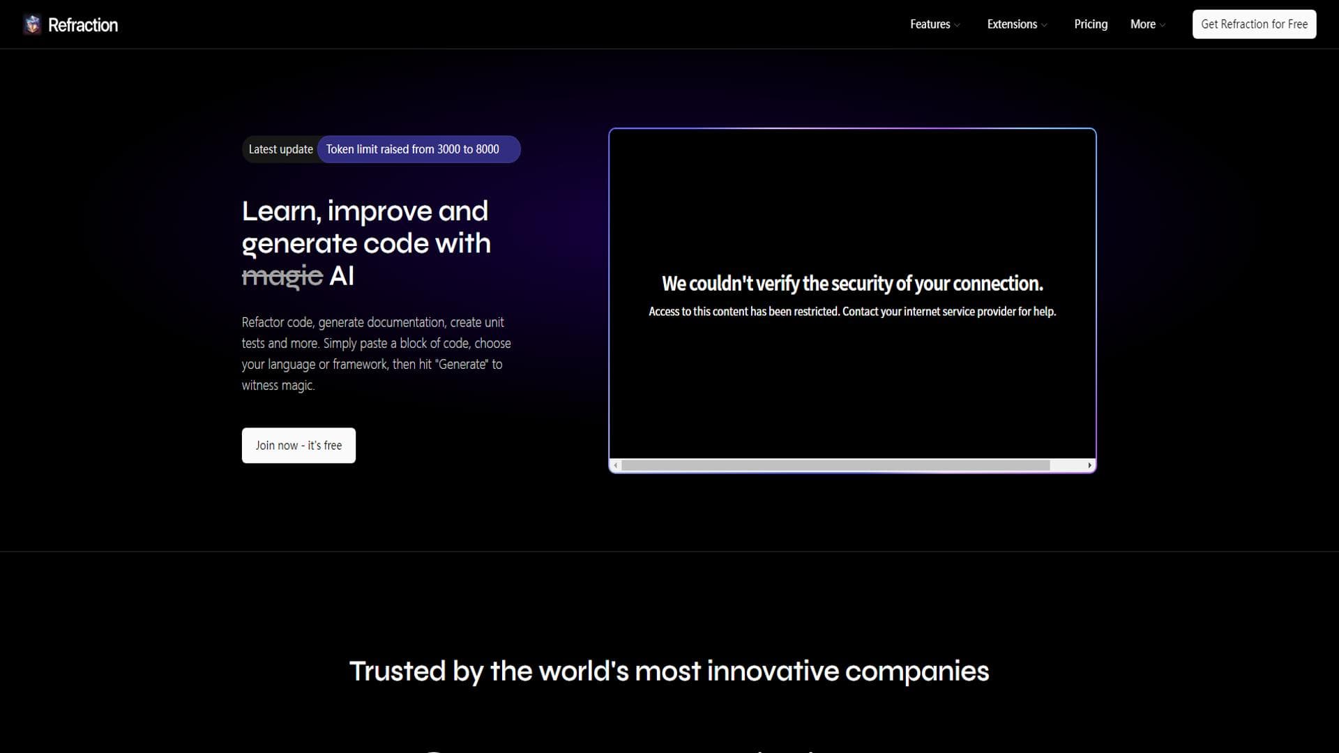 Learn, improve and generate code with AI | Refraction