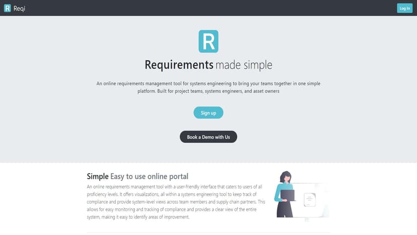 Reqi - Reqi是一款在线的系统工程需求管理工具，集成了简单易用的门户、工作流程、共享数据环境和可视化连接等功能，使团队成员可以在一个平台上协作。采用系统思维原则，可以跟踪供应链中的项目要求，并提供整个系统的整体视图。