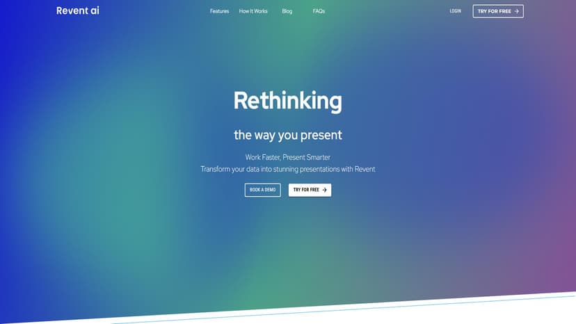 Revent.ai - Revent.ai是一款利用AI技术快速生成演示文稿的工具。