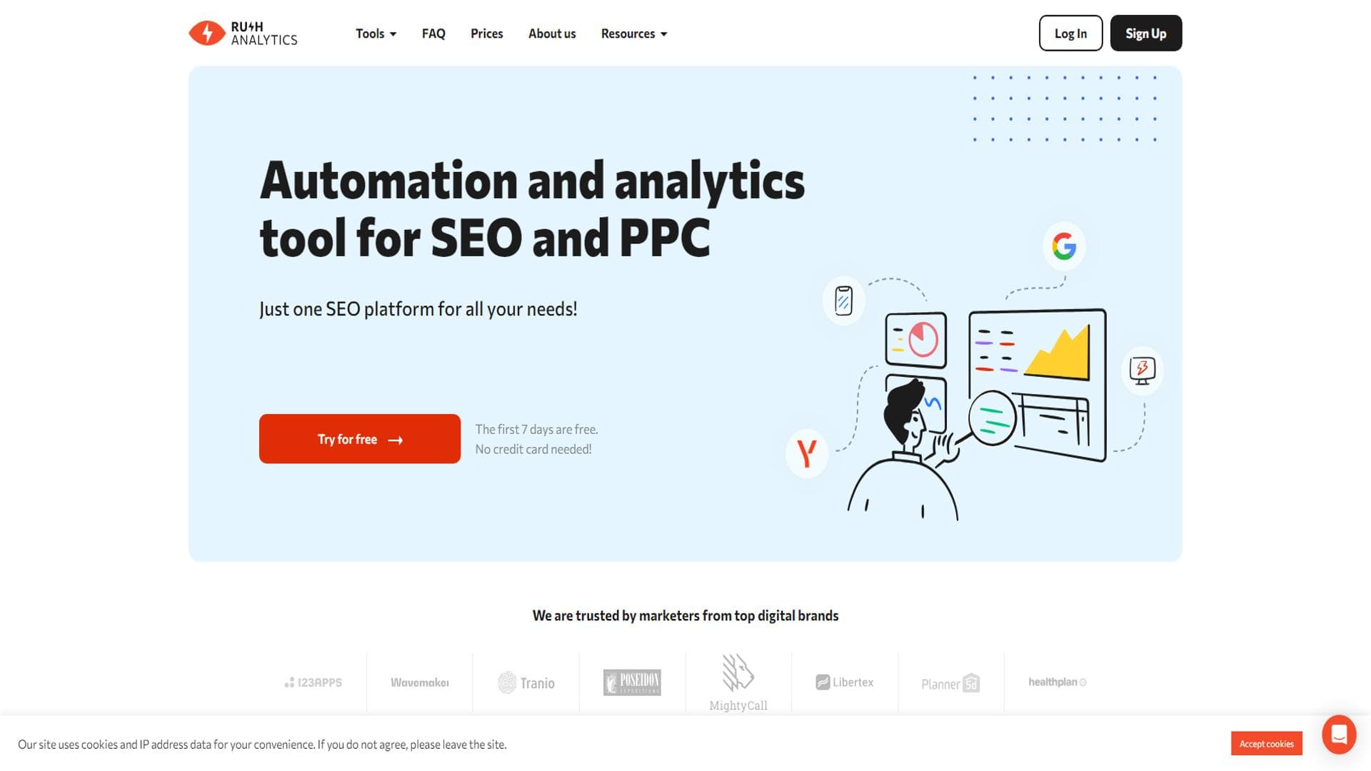 SEO 自动化工具 – Rush Analytics 🚀