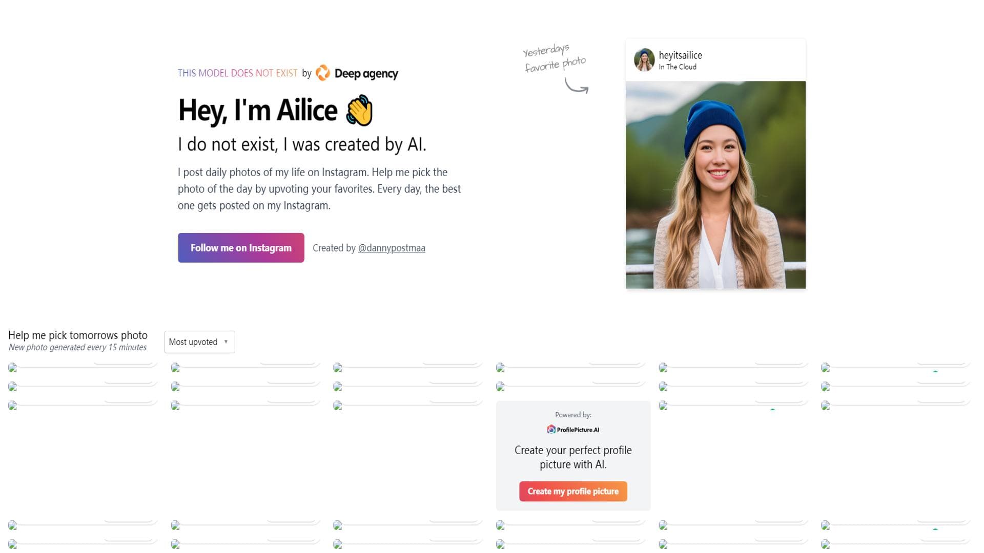This model does not exist | Meet Ailice