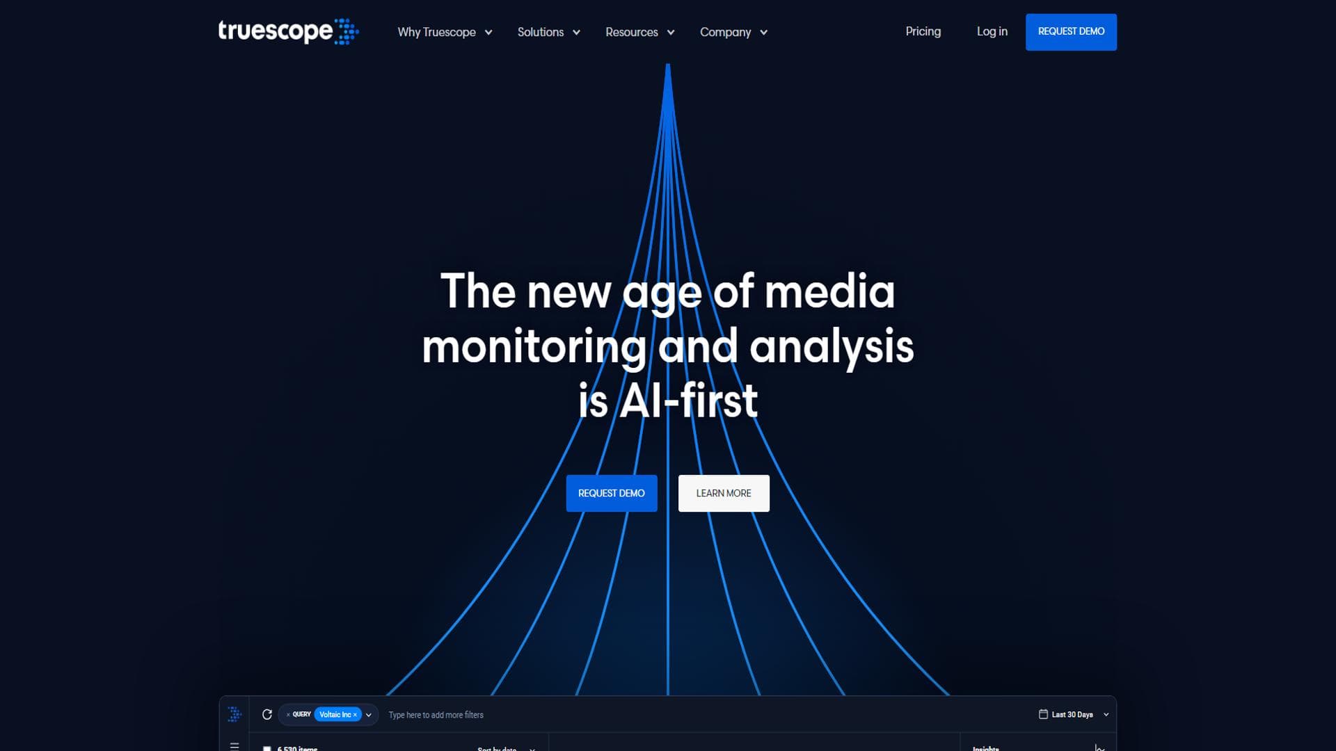Media Monitoring & Social Listening - Truescope