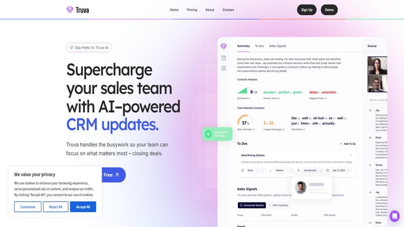 Truva - Truva AI：自动化销售流程，提高销售额。