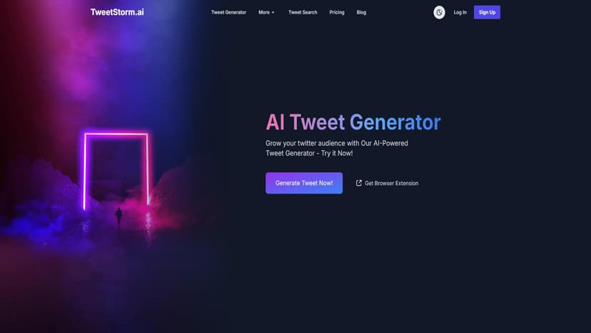 TweetStorm.ai - TweetStorm.ai是一款AI推文生成工具，帮助用户创建吸引人的推文、热门标签和独特的Twitter简介。
