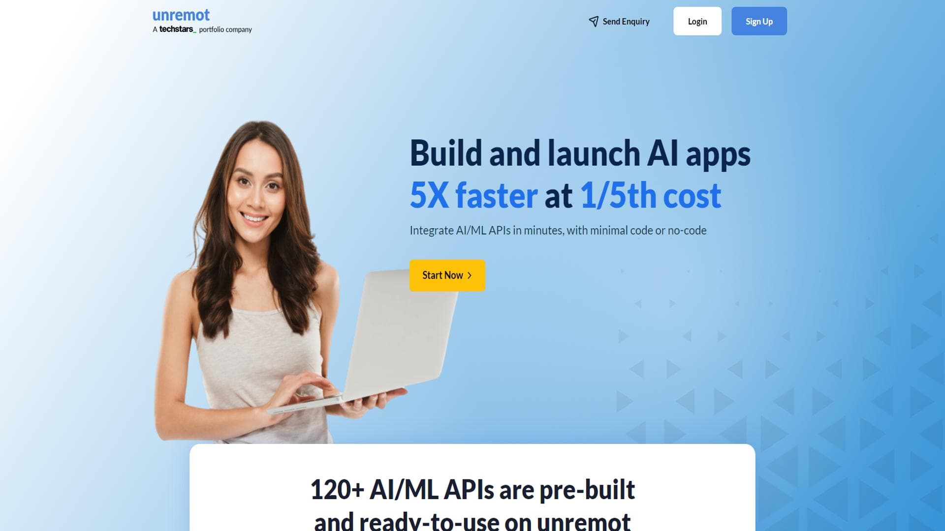 Build and launch your AI apps in minutes | unremot.com