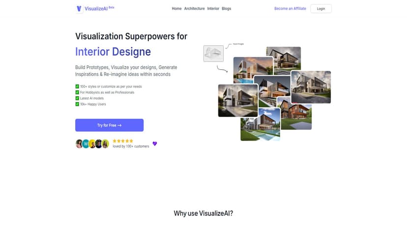 VisualizeAI - VisualizeAI是一款多功能的设计工具，可以帮助用户快速构建原型、可视化设计概念，并提供创造性启发与新思路。