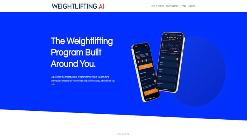 Weightlifting.AI - Weightlifting.AI提供精准的举重训练指导。