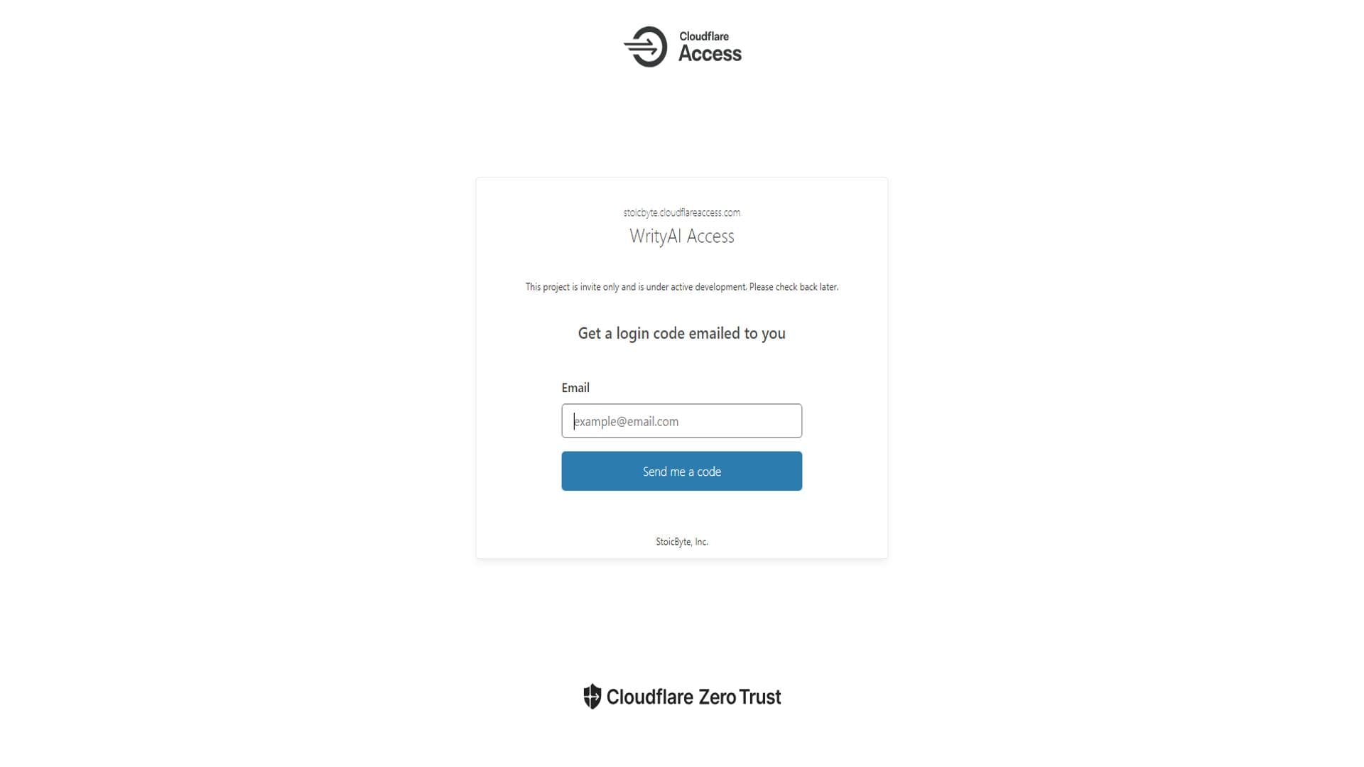 Sign in ã» Cloudflare Access