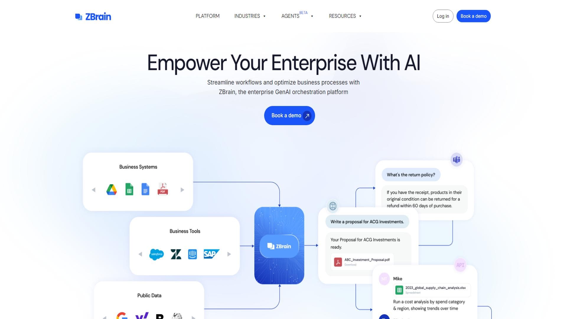 ZBrain - 全面企业级生成式 AI 平台